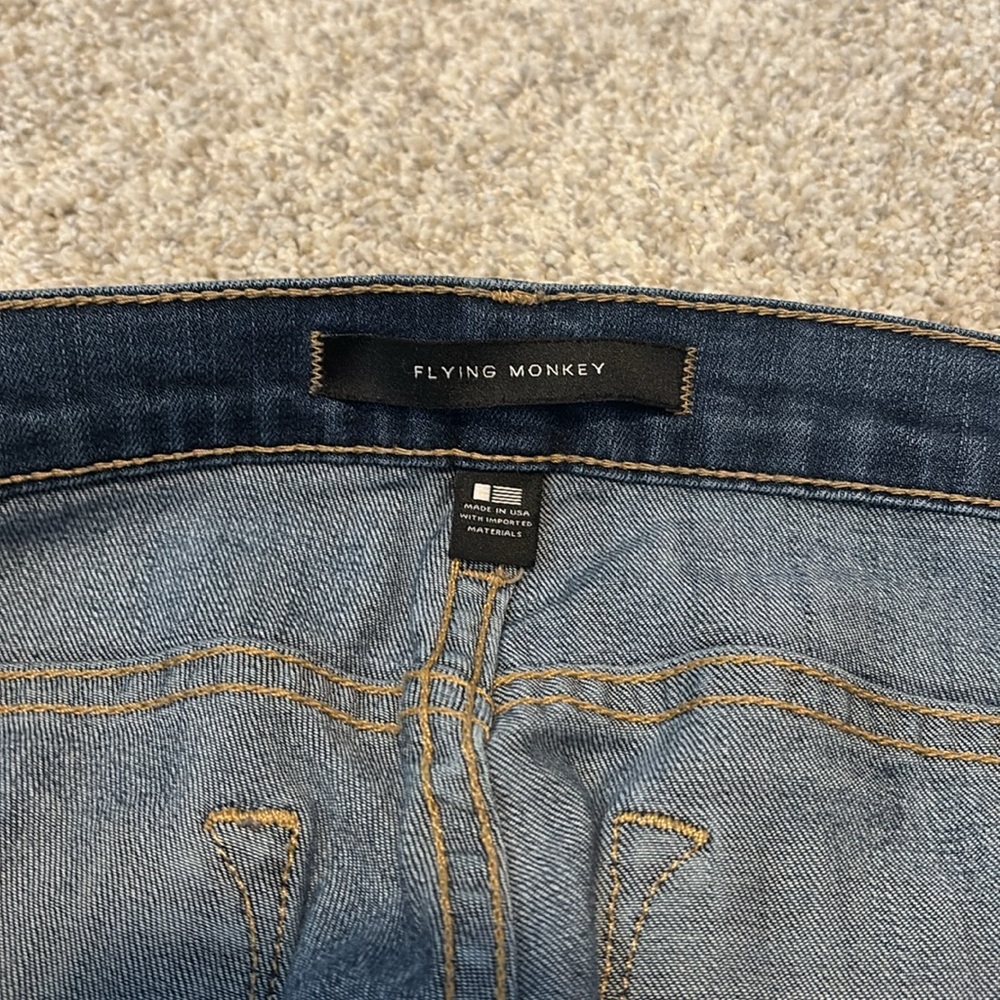 Flying Monkey Light Blue Denim Jeans - Picture 2 of 4